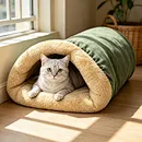 cat bed manufacturer China, 2-in-1 cat bed manufacturer, cat tunnel bed manufacturer